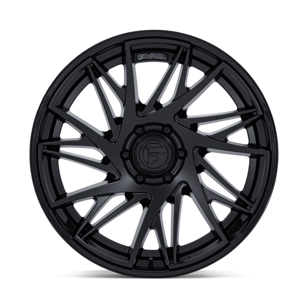 20x10 Fuel Off-Road FC405 Dynamo Matte Black W/Gloss Black Lip Hybrid Forged Wheel 6x5.5 Bolt Pattern -18mm Offset