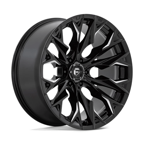 22x10 fuel off-road d803 flame gloss black milled wheel 6x5.5 bolt pattern 18mm offset