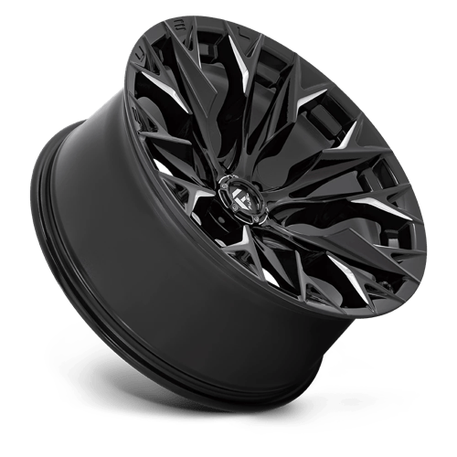 22x10 fuel off-road d803 flame gloss black milled wheel 6x5.5 bolt pattern 18mm offset
