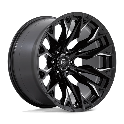 22x12 fuel off-road d803 flame gloss black milled wheel 6x5.5 bolt pattern 44mm offset