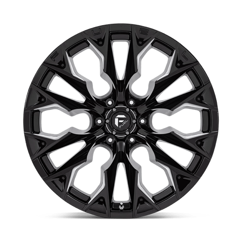 22x12 fuel off-road d803 flame gloss black milled wheel 6x5.5 bolt pattern 44mm offset