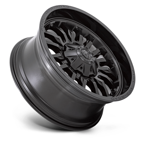 20x9 fuel off-road d796 arc matte black w gloss black lip wheel 6x5.5 bolt pattern 1mm offset