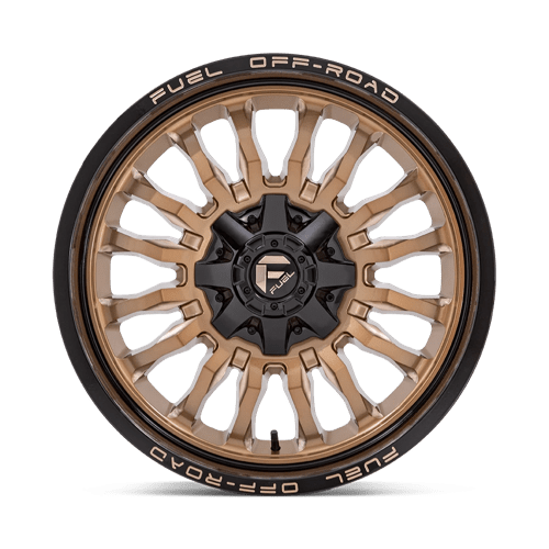 20x9 fuel off-road d797 arc platinum bronze w black lip wheel 6x5.5 bolt pattern 1mm offset