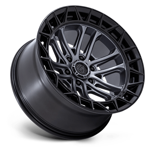 17x9 fuel off-road fc874 celsius matte gunmetal w m blk lip wheel 6x5.5 bolt pattern 12mm offset