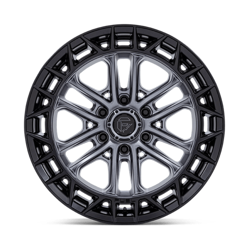 20x10 fuel off-road fc874 celsius matte gunmetal w m blk lip wheel 6x5.5 bolt pattern 18mm offset