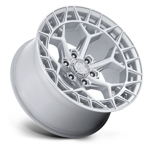 22x10 fuel off-road fc873 charger gloss silver w machined face wheel 6x5.5 bolt pattern 18mm offset