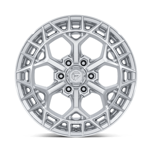 22x10 fuel off-road fc873 charger gloss silver w machined face wheel 6x5.5 bolt pattern 18mm offset