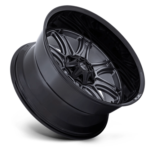 20x9 fuel off-road fc853 darkstar matte gunmetal w black lip wheel 6x5.5 bolt pattern 1mm offset