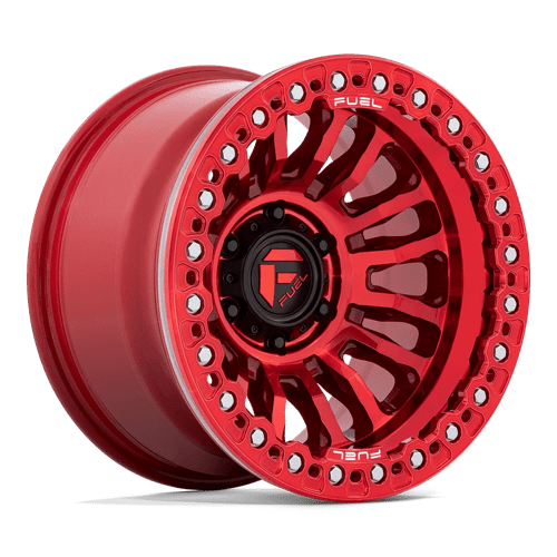 17x9 fuel off-road fc125 rincon candy red beadlock wheel 6x5.5 bolt pattern 38mm offset