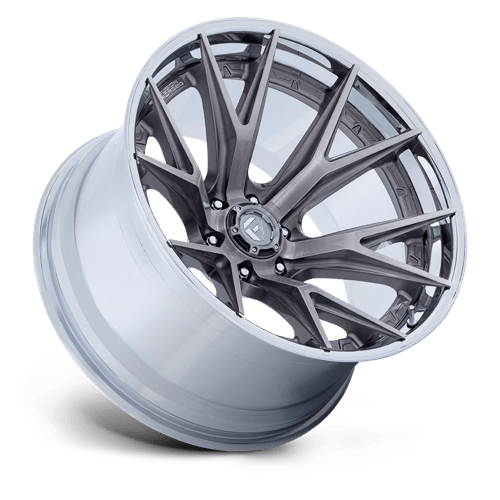 22x12 fuel off-road fc402 catalyst platinum w chrome lip wheel 6x5.5 bolt pattern 44mm offset