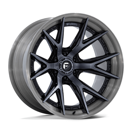 20x9 fuel off-road fc402 catalyst gloss black brushed dark tint wheel 6x5.5 bolt pattern 1mm offset