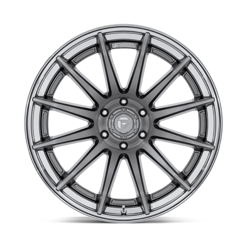 20x10 fuel off-road fc403 burn platinum w chrome lip wheel 6x5.5 bolt pattern 18mm offset