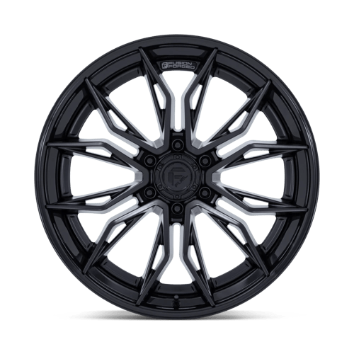 20x9 fuel off-road fc404 mutiny matte black w gloss black lip wheel 6x5.5 bolt pattern 1mm offset