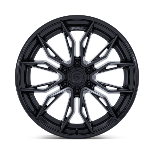 22x10 fuel off-road fc404 mutiny matte black w gloss black lip wheel 6x5.5 bolt pattern 18mm offset