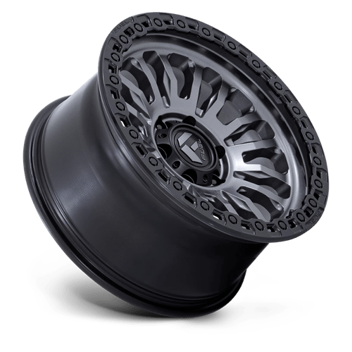 20x9 fuel off-road fc857 rincon matte gunmetal w m black lip wheel 6x5.5 bolt pattern 1mm offset