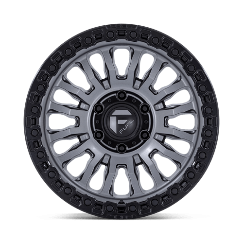 20x9 fuel off-road fc857 rincon matte gunmetal w m black lip wheel 6x5.5 bolt pattern 20mm offset