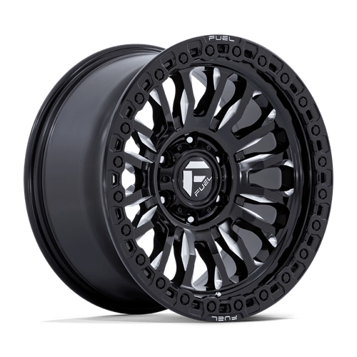 20x9 fuel off-road fc857 rincon gloss black milled wheel 6x5.5 bolt pattern 1mm offset