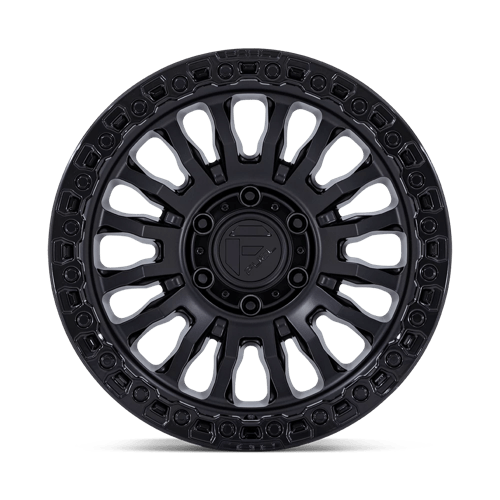 17x9 fuel off-road fc857 rincon matte black w gloss black lip wheel 6x5.5 bolt pattern 25mm offset
