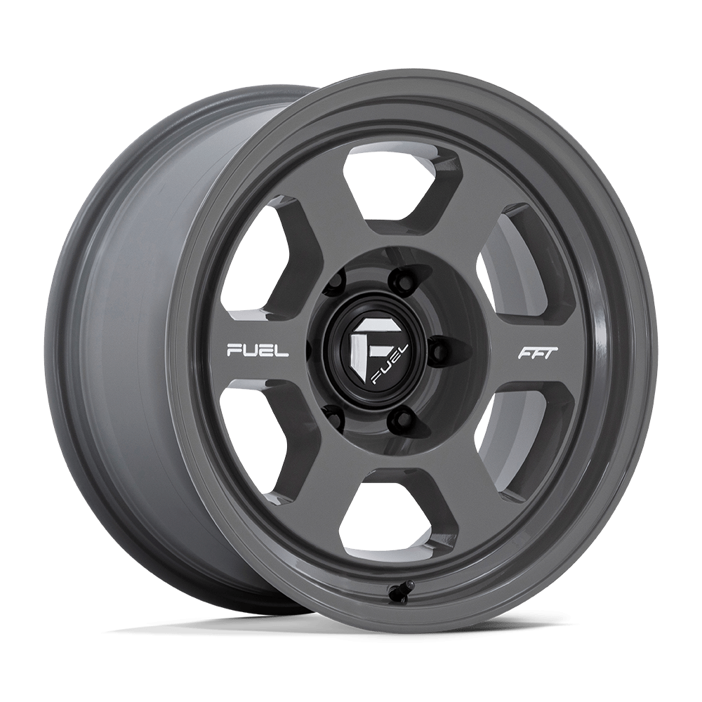 17x8.5 Fuel FC860 Hype Battleship Gray Wheel 6x5.5 Bolt Pattern -10 Offset