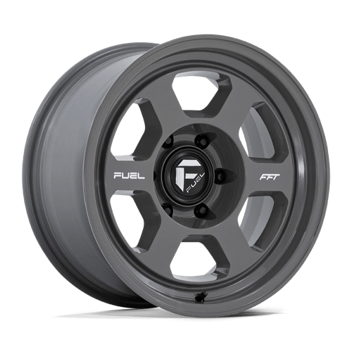 17x8 5 fuel off-road fc860 hype battleship gray wheel 6x5.5 bolt pattern 10mm offset