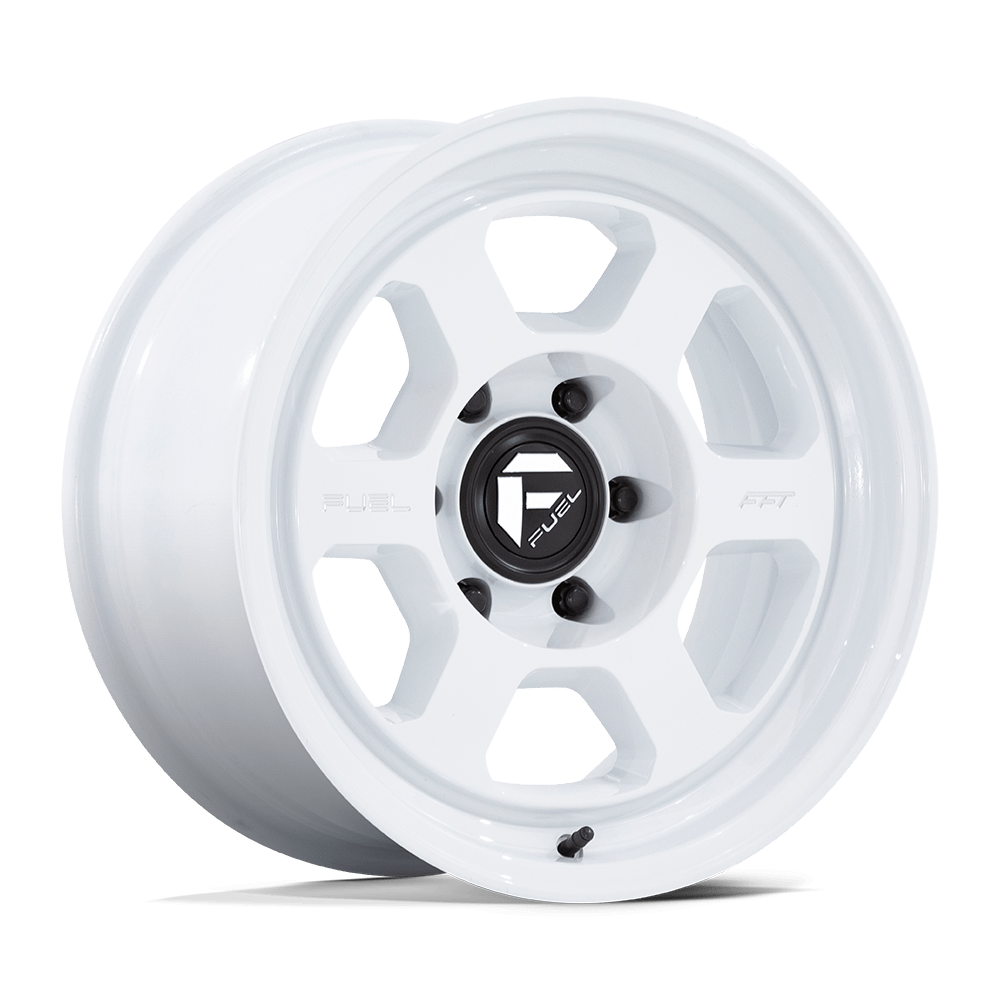 18x8.5 Fuel FC860 Hype Gloss White Wheel 6x5.5 Bolt Pattern -10 Offset