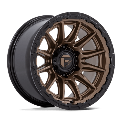 20x10 fuel off-road fc866 piston matte bronze w gloss black li wheel 6x5.5 bolt pattern 18mm offset