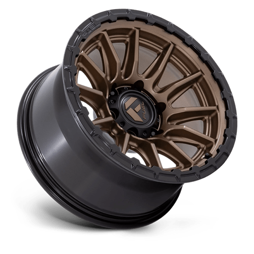 17x9 fuel off-road fc866 piston matte bronze w gloss black li wheel 6x5.5 bolt pattern 1mm offset