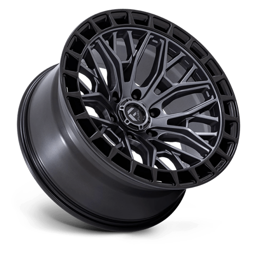 17x9 fuel off-road fc869 sigma matte gunmetal w m blk lip wheel 6x5.5 bolt pattern 1mm offset