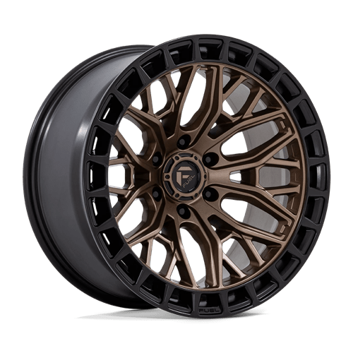 20x10 fuel off-road fc869 sigma matte bronze w m blk lip wheel 6x5.5 bolt pattern 18mm offset