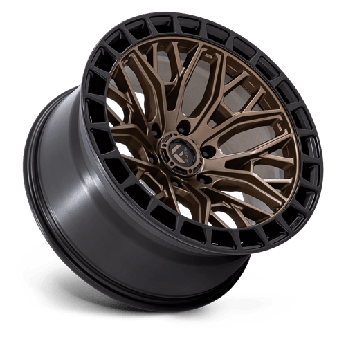 17x9 fuel off-road fc869 sigma matte bronze w m blk lip wheel 6x5.5 bolt pattern 1mm offset