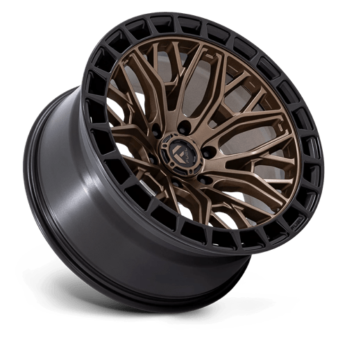 20x10 fuel off-road fc869 sigma matte bronze w m blk lip wheel 6x5.5 bolt pattern 18mm offset