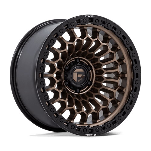 20x10 fuel off-road fc870 sinister matte bronze w m blk lip wheel 6x5.5 bolt pattern 18mm offset