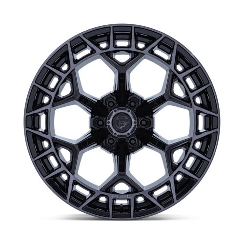 20x10 fuel off-road fc873 charger gloss black brushed dark tint wheel 6x5.5 bolt pattern 18mm offset