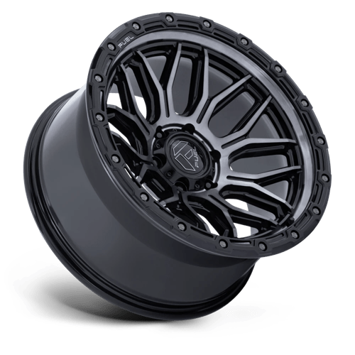 20x9 fuel off-road fc881 surge gloss black machined w gtcc wheel 6x5.5 bolt pattern 1mm offset