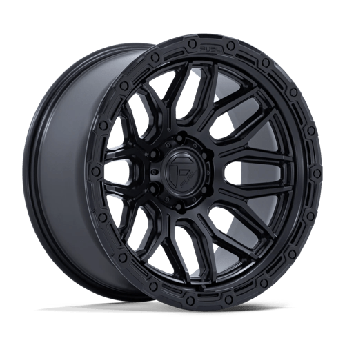 17x9 fuel off-road fc881 surge matte black w gloss black lip wheel 6x5.5 bolt pattern 1mm offset