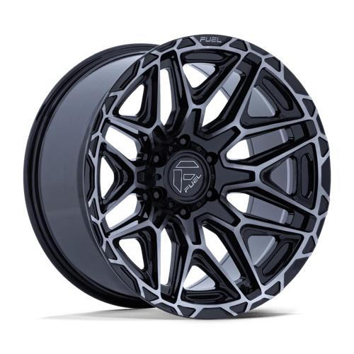 20x9 fuel off-road fc885 injector gloss black machined fc w ddt wheel 6x5.5 bolt pattern 20mm offset