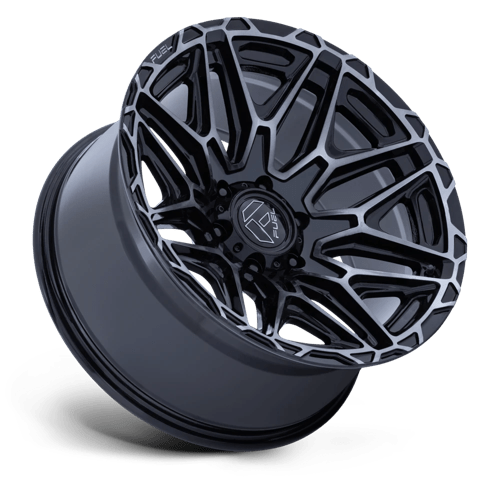 20x9 fuel off-road fc885 injector gloss black machined fc w ddt wheel 6x5.5 bolt pattern 1mm offset