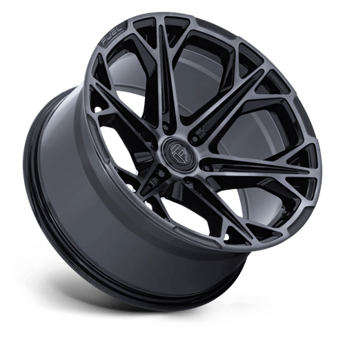20x9 fuel off-road fc886 hammerhead gloss black dark tinted clear wheel 6x5.5 bolt pattern 20mm offset