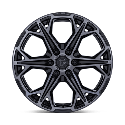 22x10 fuel off-road fc886 hammerhead gloss black dark tinted clear wheel 6x5.5 bolt pattern 18mm offset