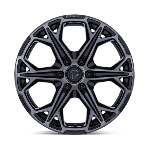 20x9 fuel off-road fc886 hammerhead gloss black dark tinted clear wheel 6x5.5 bolt pattern 20mm offset