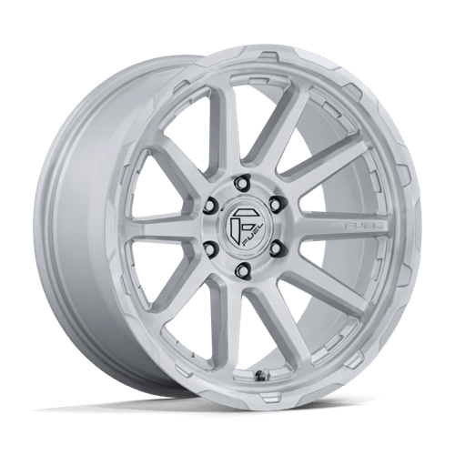 20x9 fuel off-road fc887 circuit gloss silver w machined face wheel 6x5.5 bolt pattern 1mm offset