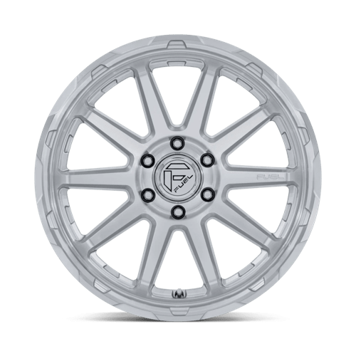 20x9 fuel off-road fc887 circuit gloss silver w machined face wheel 6x5.5 bolt pattern 1mm offset