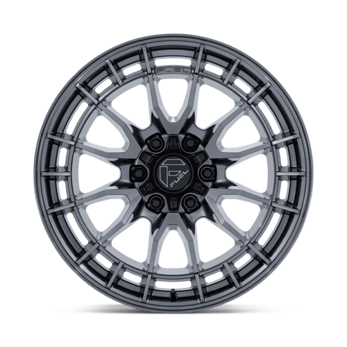 17x8 5 fuel off-road fc888 revolt gloss gunmetal wheel 6x5.5 bolt pattern 25mm offset