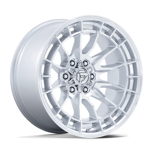 20x9 fuel off-road fc888 revolt hyper silver w machined face wheel 6x5.5 bolt pattern 1mm offset