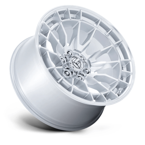 20x9 fuel off-road fc888 revolt hyper silver w machined face wheel 6x5.5 bolt pattern 20mm offset
