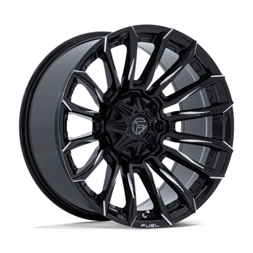 20x10 fuel off-road fc889 blade gloss black milled wheel 6x5.5 bolt pattern 18mm offset