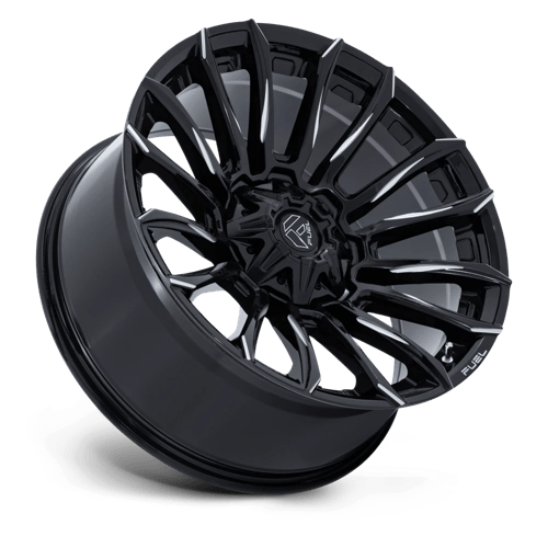 20x10 fuel off-road fc889 blade gloss black milled wheel 6x5.5 bolt pattern 18mm offset