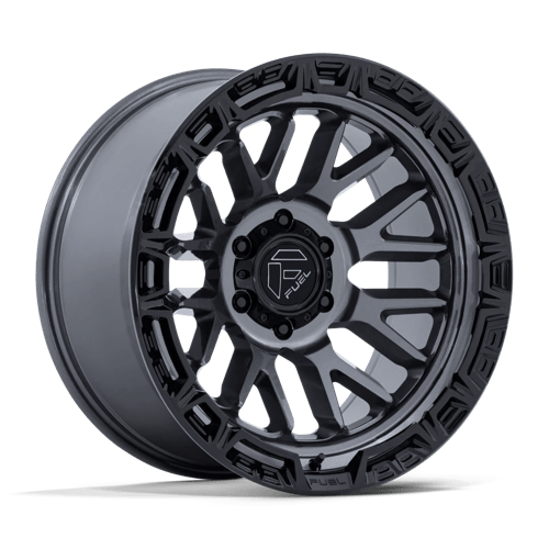 20x9 fuel off-road fc890 rail gloss gunmetal w g blk lip wheel 6x5.5 bolt pattern 1mm offset