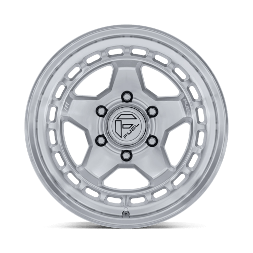 18x9 fuel off-road fc894 core hyper silver w machined face wheel 6x5.5 bolt pattern 12mm offset