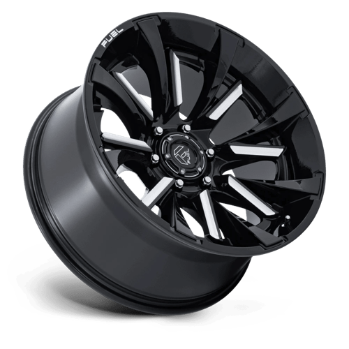 20x10 fuel off-road fc895 tantrum gloss black milled wheel 6x5.5 bolt pattern 18mm offset
